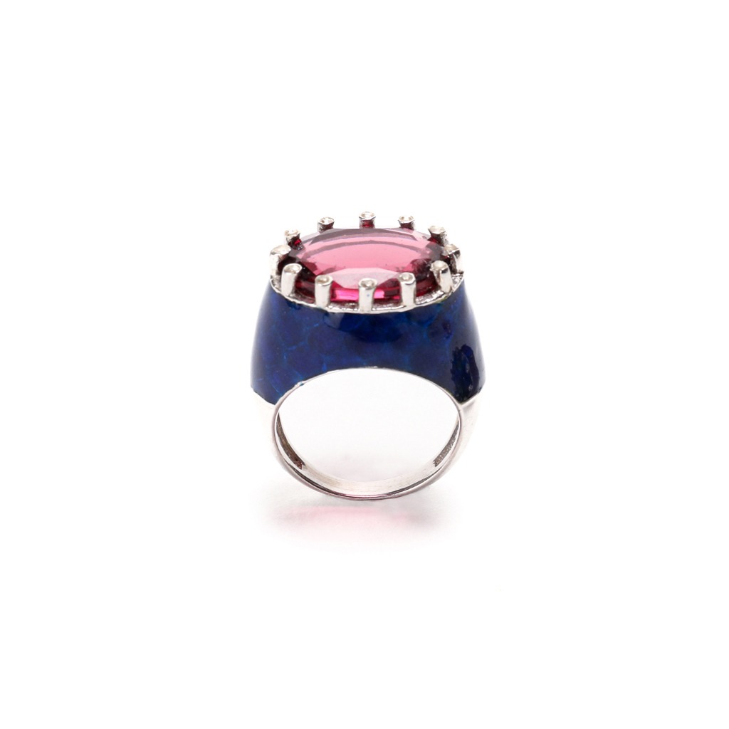 PARAMOUNT RING | SILVER (BLUE) - Unbent Jewellery
